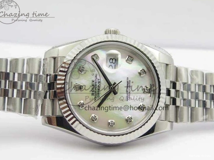 0206 DateJust 228238 SS Noob 1:1 Best Edition MOP Dial Diamond On Jubilee Bracelet A WeatherProof 3496